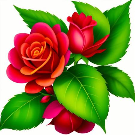 01149-2567890-no humans, white background, simple background, transparent background, flower, still life, outline, leaf, rose, plant, red flow.jpg